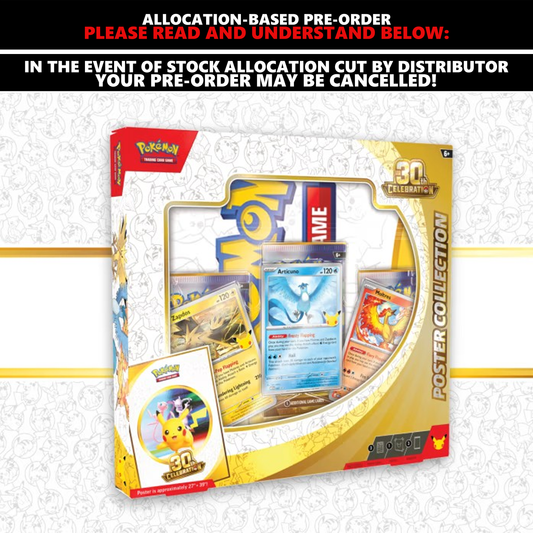 [PRE-ORDER] Pokemon TCG: 30th Celebration - Poster Collection [SUBJECT TO ALLOCATION]