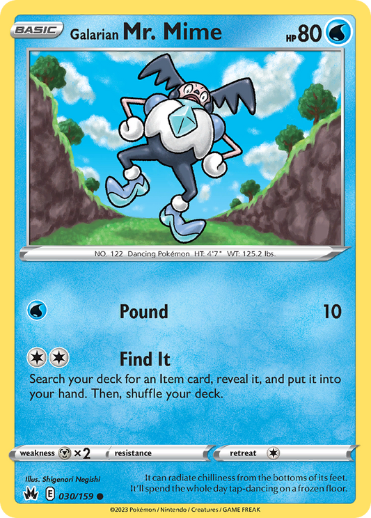 Galarian Mr. Mime (CRZ) #030 [EN/N]