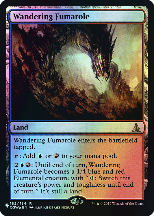 Wandering Fumarole (PLST) #OGW-182 [EN/F] s/o