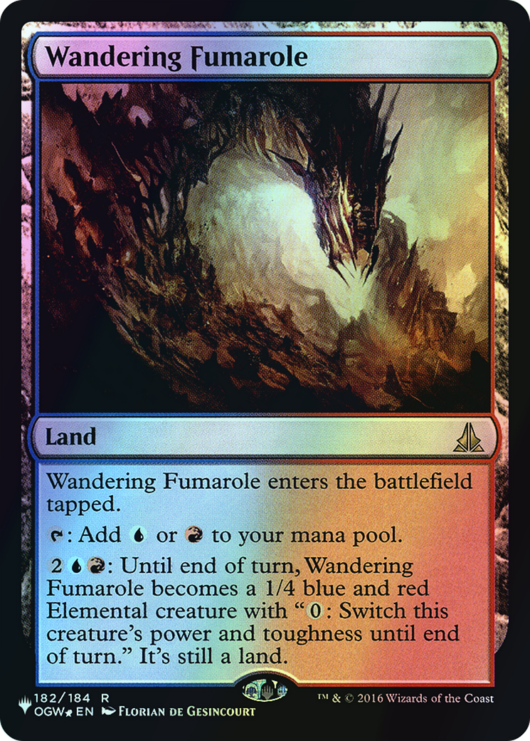 Wandering Fumarole (PLST) #OGW-182 [EN/F] s/o