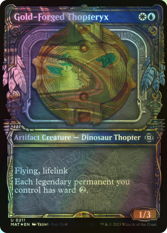 Gold-Forged Thopteryx - Halo Foil (MAT) #211 [EN/F] s/o