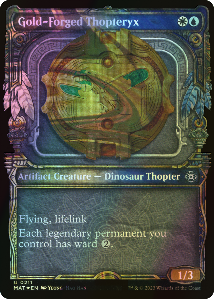 Gold-Forged Thopteryx - Halo Foil (MAT) #211 [EN/F] s/o