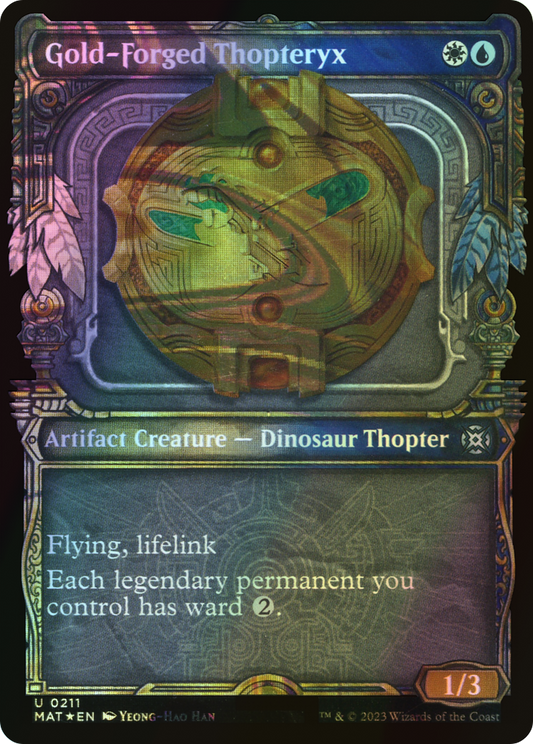 Gold-Forged Thopteryx - Halo Foil (MAT) #211 [EN/F] s/o