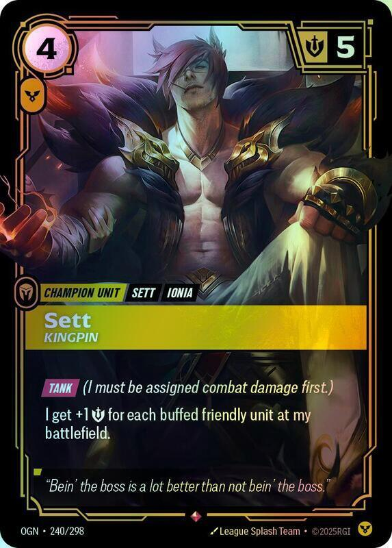 Sett - Kingpin (OGN) #240 [EN/F] s/o