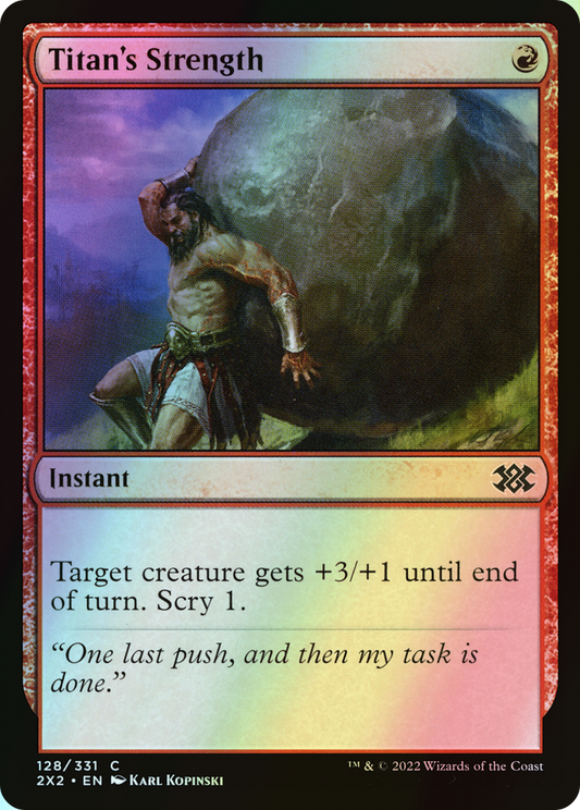 Titan's Strength (2X2) #128 [EN/F]