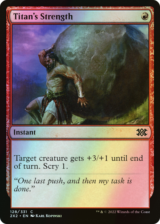 Titan's Strength (2X2) #128 [EN/F]