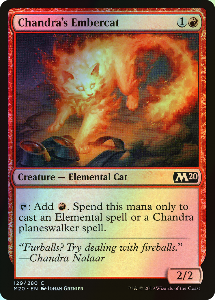 Chandra's Embercat (M20) #129 [EN/F]