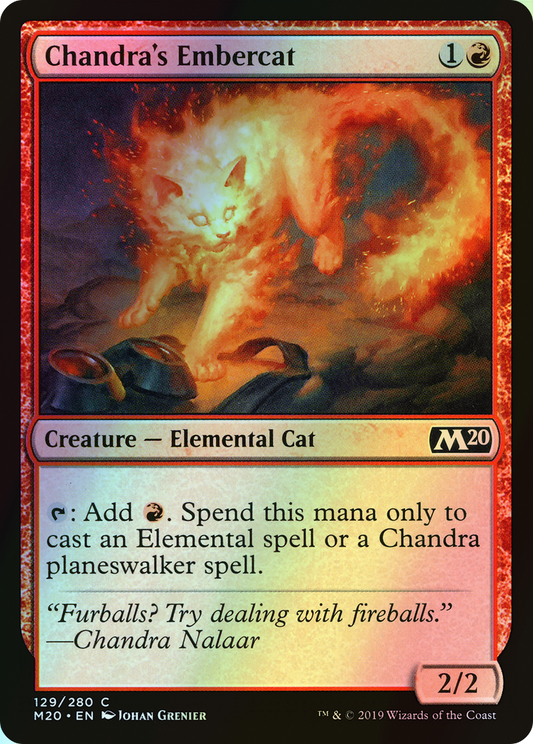 Chandra's Embercat (M20) #129 [EN/F]