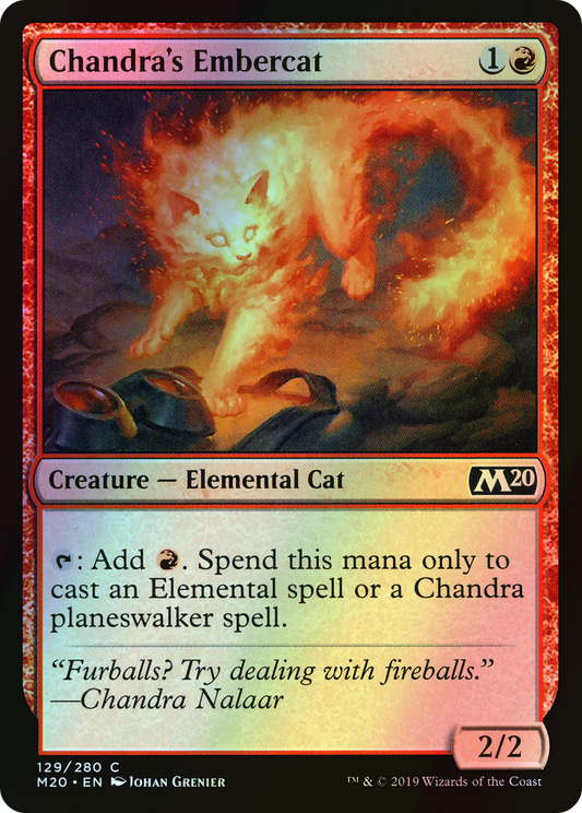 Chandra's Embercat (M20) #129 [EN/F]