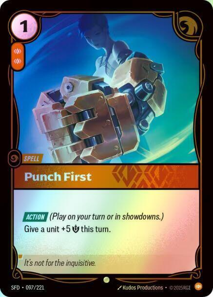 Punch First (SFD) #097 [EN/F] s/o