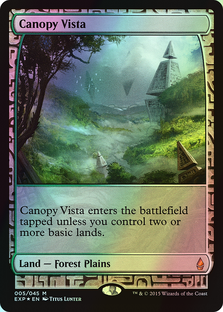 Canopy Vista (EXP) #5 [EN/F] s/o