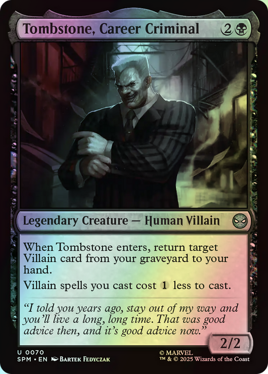 Tombstone, Career Criminal (SPM) #70 [EN/F]