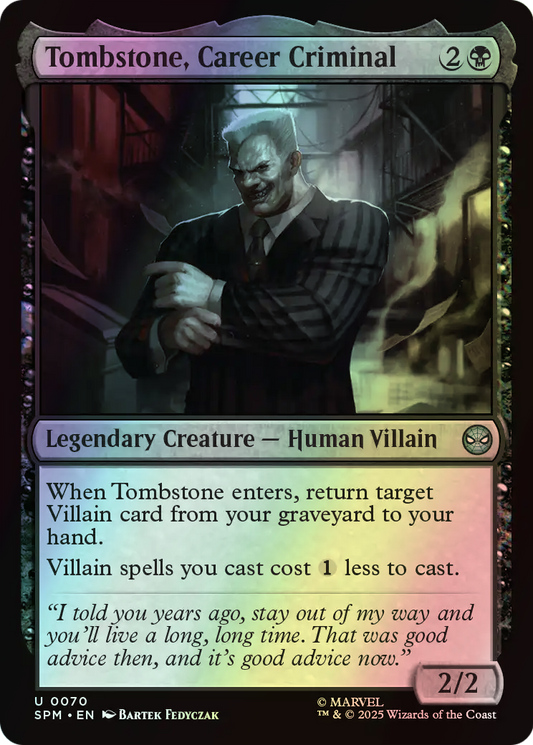 Tombstone, Career Criminal (SPM) #70 [EN/F]