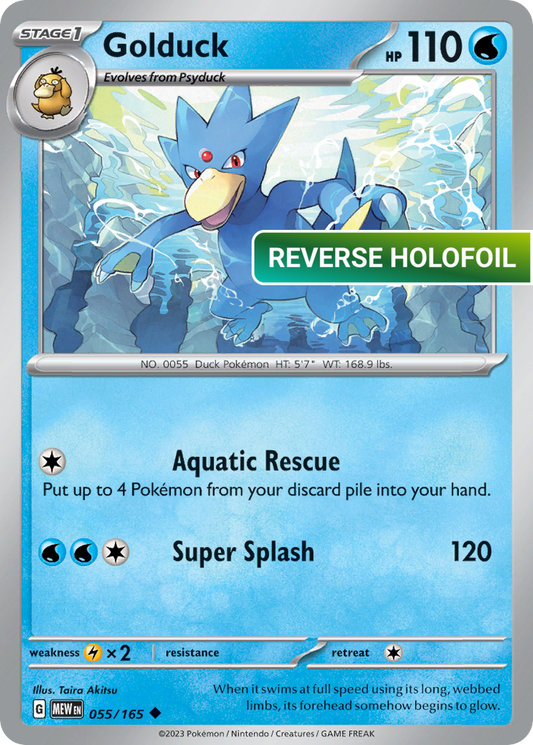 Golduck (MEW) #055 [EN/R] s/o