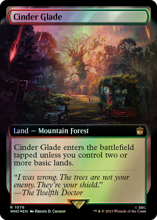 Cinder Glade - Surge Foil (WHO) #1076 [EN/F]