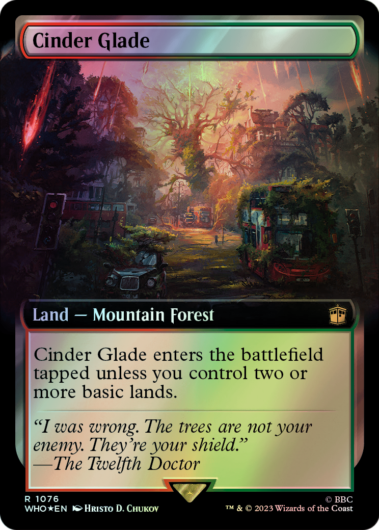 Cinder Glade - Surge Foil (WHO) #1076 [EN/F]