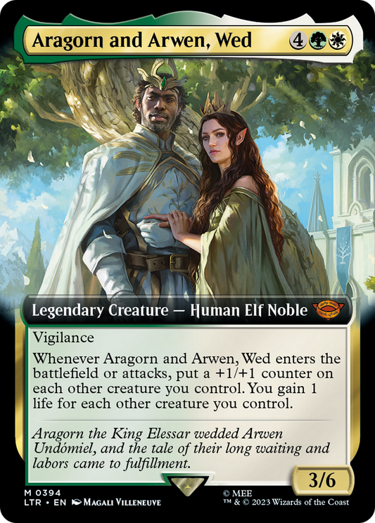 Aragorn and Arwen, Wed (LTR) #394 [EN/N]