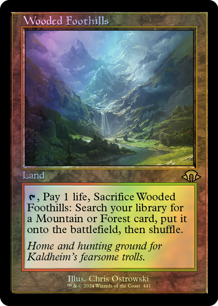 Wooded Foothills (MH3) #441 [EN/F] s/o