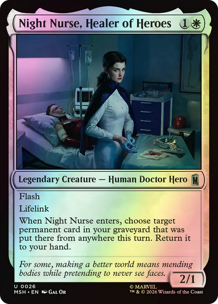 Night Nurse, Healer of Heroes (MSH) #26 [EN/F]