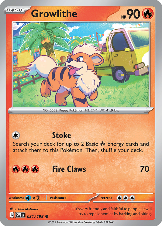 Growlithe (SVI) #31 [EN/N] s/o