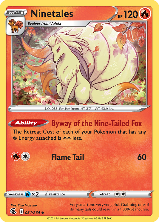 Ninetales (31) (FST) #031 [EN/N] s/o