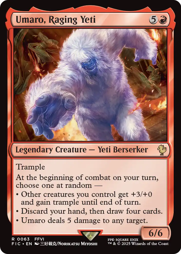 Umaro, Raging Yeti (FIC) #63 [EN/N]