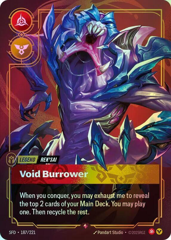 Rek'sai, Void Burrower (SFD) #187 [EN/F] s/o
