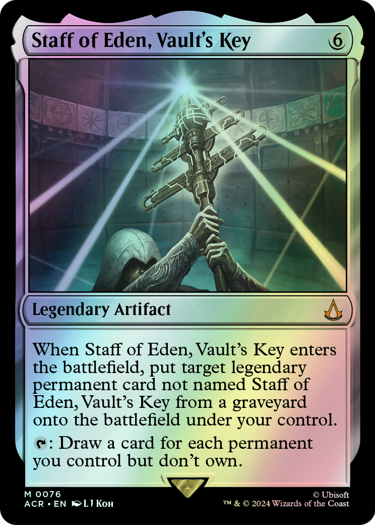 Staff of Eden, Vault's Key (ACR) #76 [EN/F] s/o
