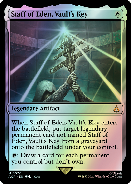 Staff of Eden, Vault's Key (ACR) #76 [EN/F] s/o