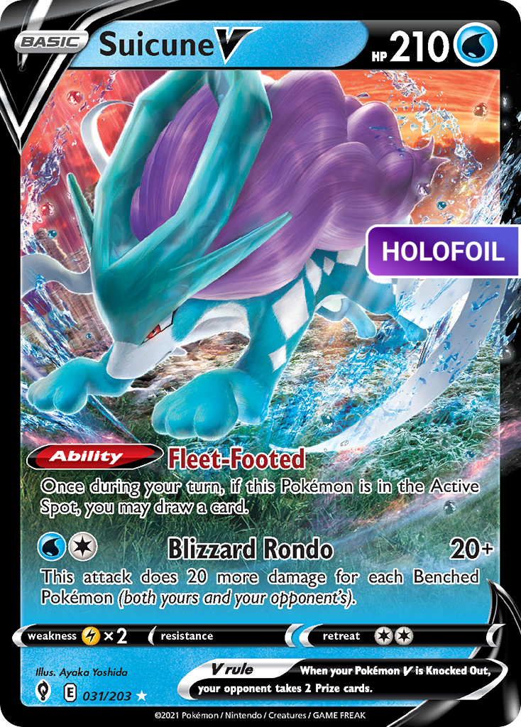Suicune V (EVS) #031 [EN/H] s/o