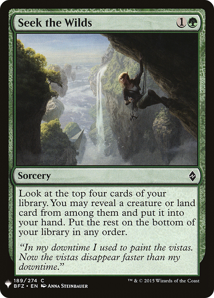 Seek the Wilds (PLST) #BFZ-189 [EN/N]