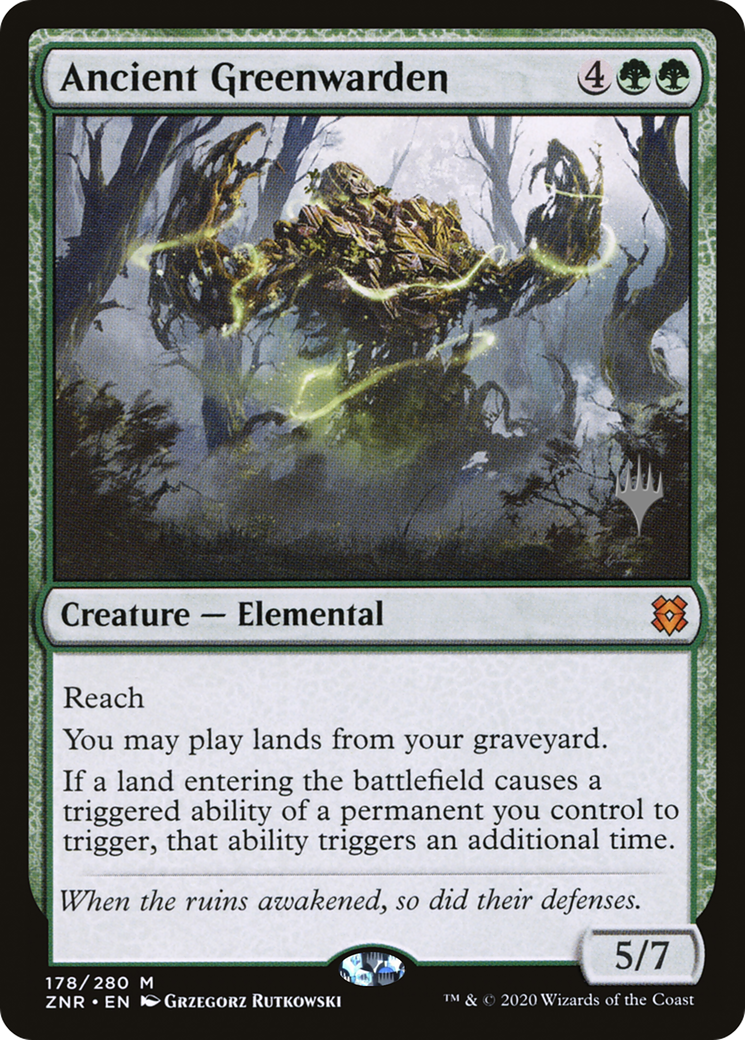 Ancient Greenwarden (PZNR) #178p [EN/N] s/o