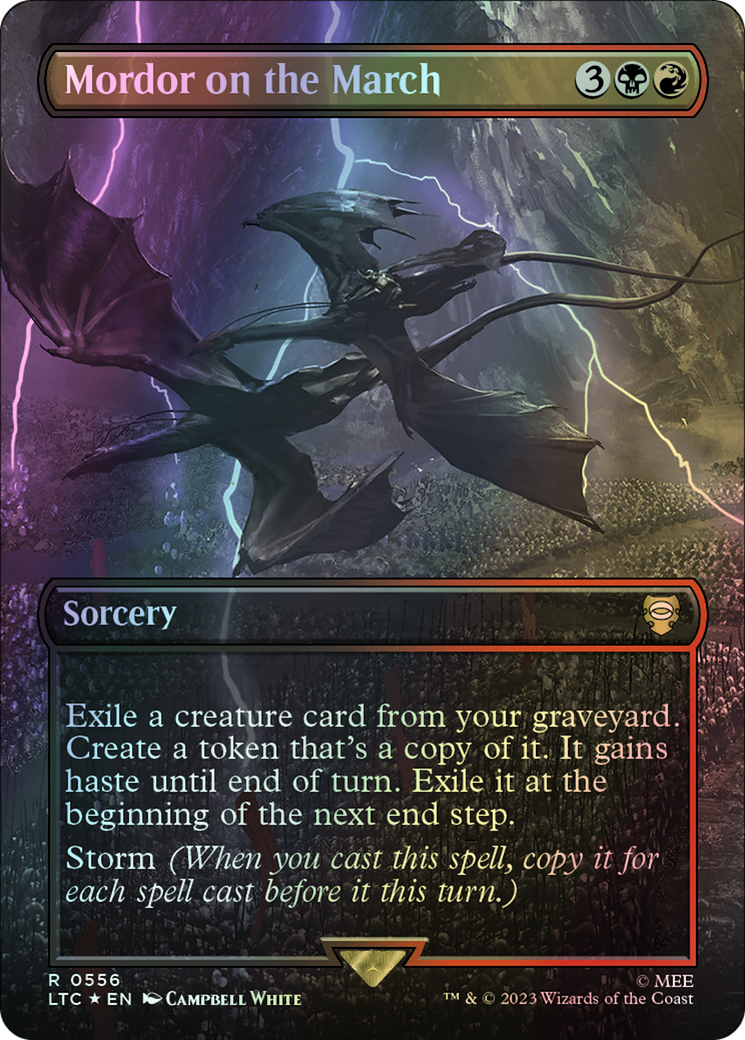 Mordor on the March - Surge Foil (LTC) #556 [EN/F] s/o