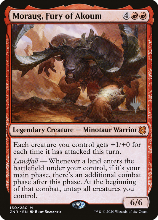 Moraug, Fury of Akoum (PZNR) #150p [EN/N]