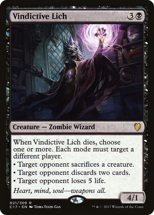Vindictive Lich (C17) #21 [EN/N]