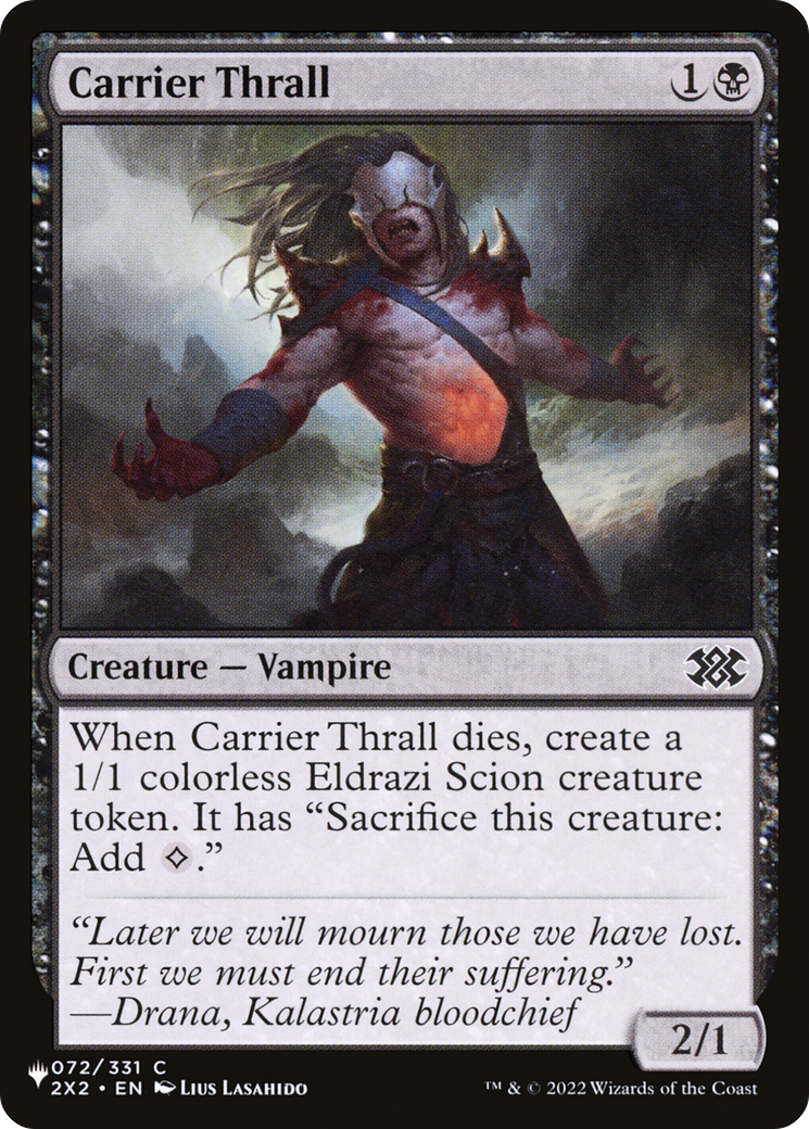 Carrier Thrall (PLST) #2X2-72 [EN/N]