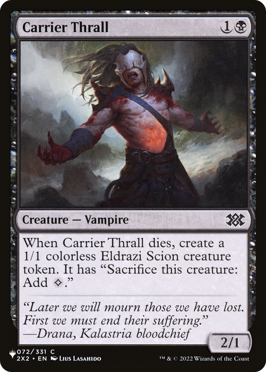 Carrier Thrall (PLST) #2X2-72 [EN/N]
