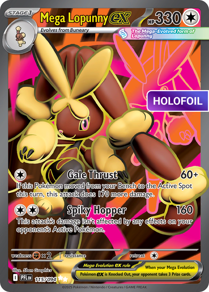 Mega Lopunny ex - 115/094 (PFL) #115 [EN/H]