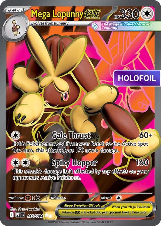 Mega Lopunny ex - 115/094 (PFL) #115 [EN/H]