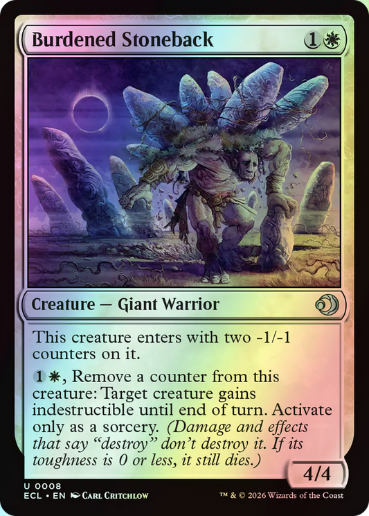 Burdened Stoneback (ECL) #8 [EN/F]
