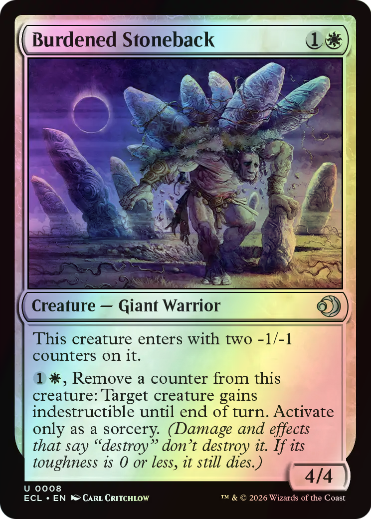 Burdened Stoneback (ECL) #8 [EN/F]