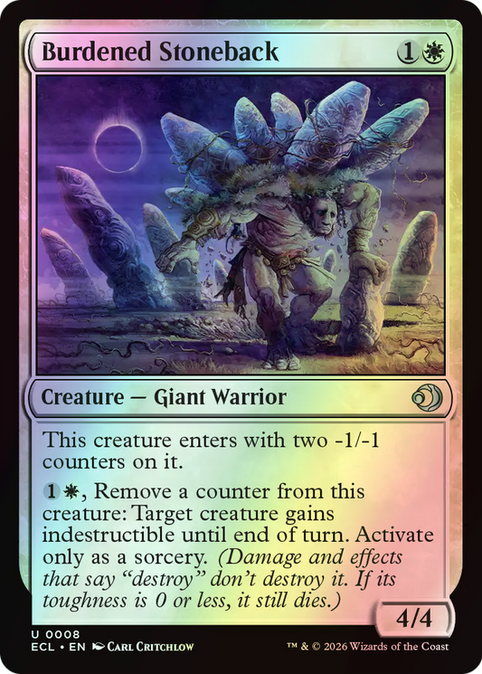 Burdened Stoneback (ECL) #8 [EN/F]