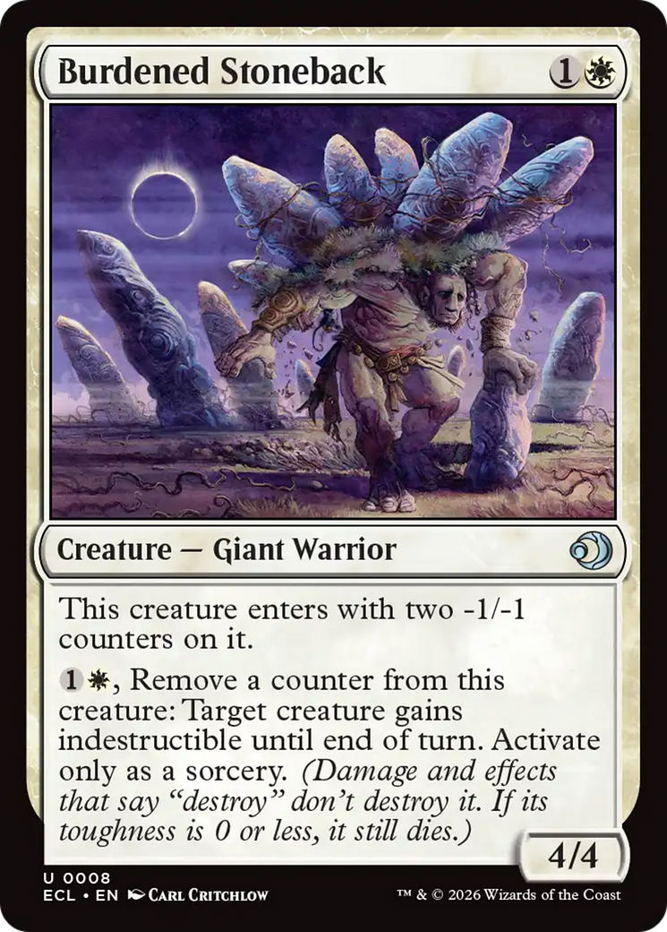 Burdened Stoneback (ECL) #8 [EN/N]