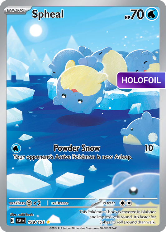 Spheal (SSP) #199 [EN/H] s/o