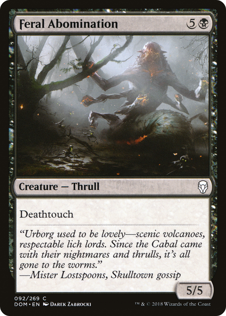 Feral Abomination (DOM) #92 [EN/N]