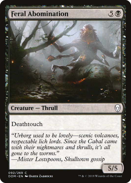 Feral Abomination (DOM) #92 [EN/N]