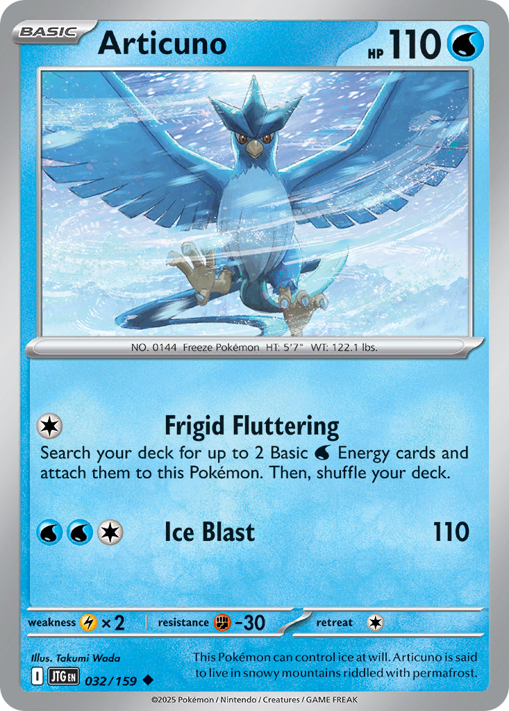 Articuno - 032/159 (JTG) #032 [EN/N] s/o