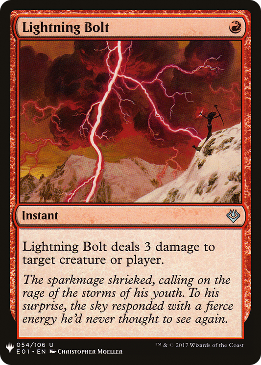 Lightning Bolt (PLST) #E01-54 [EN/N]