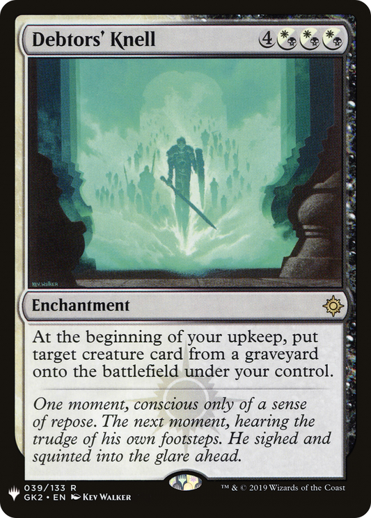 Debtors' Knell (PLST) #GK2-39 [EN/N] s/o