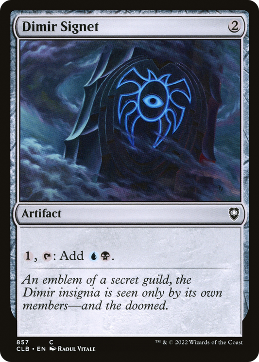 Dimir Signet (CLB) #857 [EN/N] s/o